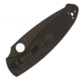 Купить Нож Spyderco Resilience Black Blade FRN, полусеррейтор, фото , характеристики, отзывы
