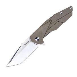 Купить - Нож складной карманный, туристический /221 мм/Sandvik 14C28N/Liner Lock - Ruike P138-W, фото , характеристики, отзывы