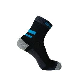 Dexshell Running Socks L Носки водонепроницаемые с голубыми полосами, фото 