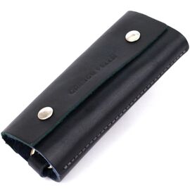 Купить - Кожаная ключница GRANDE PELLE 11352 Черный, фото , характеристики, отзывы