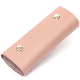 Ключница кожаная GRANDE PELLE 11391 Розовый, фото 