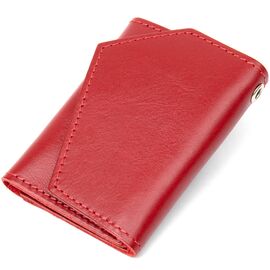 Купить - Кожаная компактная ключница GRANDE PELLE 11395 Красный, фото , характеристики, отзывы