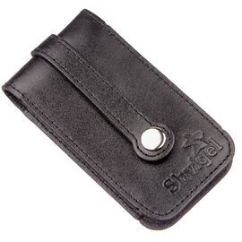 Компактна шкіряна ключниця SHVIGEL 13961 Чорна, Чорний, image 