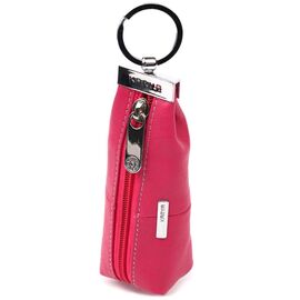 Придбати Яскрава ключниця з натуральної шкіри KARYA 21214 Рожевий, image , характеристики, відгуки