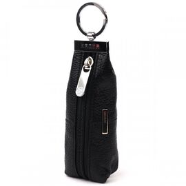 Купить Практичная ключница из натуральной кожи KARYA 21215 Черный, фото , характеристики, отзывы