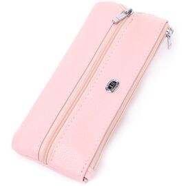 Купить - Стильная ключница нежного цвета из натуральной кожи ST Leather 22510 Розовый, фото , характеристики, отзывы