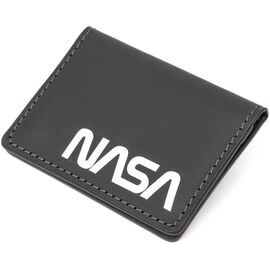 Придбати Шкіряна обкладинка для автодокументів з логотипом NASA GRANDE PELLE 11490 Чорний, image , характеристики, відгуки