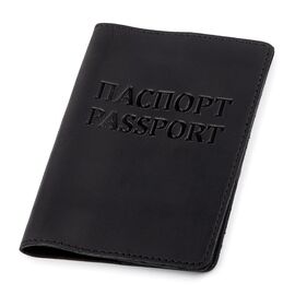 Купить Обложка на паспорт Shvigel 13917 кожаная Черная, Черный, фото , характеристики, отзывы