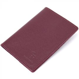 Придбати Матова шкіряна обкладинка на паспорт GRANDE PELLE 11482 Бордовий, image , характеристики, відгуки