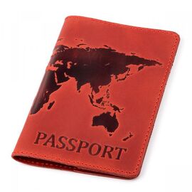 Купить Обложка на паспорт Shvigel 13920 кожаная Красная, Красный, фото , характеристики, отзывы