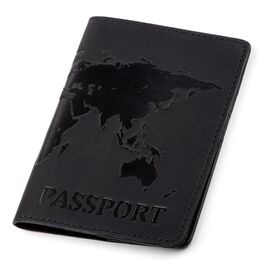 Купить Обложка на паспорт Shvigel 13921 кожаная Черная, Черный, фото , характеристики, отзывы