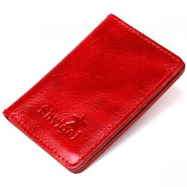 Купить - Стильная визитница красного цвета SHVIGEL 00116, Красный, фото , характеристики, отзывы