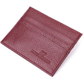 Купить - Практичный кард-кейс из натуральной кожи ST Leather 22446 Бордовый, фото , характеристики, отзывы