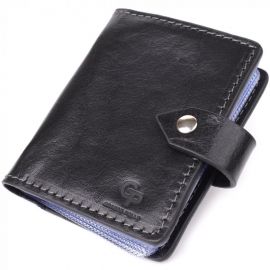 Купить Визитница унисекс из натуральной гладкой кожи GRANDE PELLE 22941 Черная, фото , характеристики, отзывы