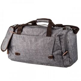 Придбати Дорожня сумка текстильна Vintage 20137 Сіра, image , характеристики, відгуки