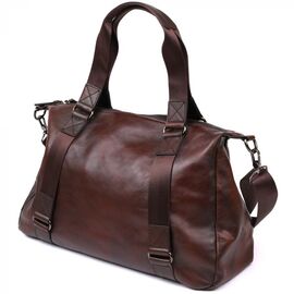 Купить Дорожная сумка из натуральной кожи Vintage 20486 Коричневый, фото , характеристики, отзывы