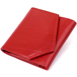 Купить - Женский кожаный кошелек GRANDE PELLE 11365 Красный, фото , характеристики, отзывы