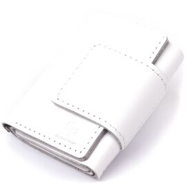 Придбати - Жіноче шкіряне портмоне GRANDE PELLE 11367 Білий, image , характеристики, відгуки