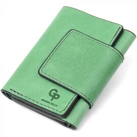 Купить Матовое портмоне GRANDE PELLE 11458 Зеленый, фото , характеристики, отзывы