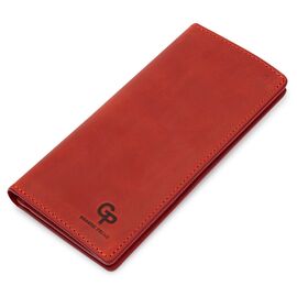 Купить - Кожаное женское матовое портмоне GRANDE PELLE 11512 Красный, фото , характеристики, отзывы