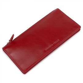 Придбати Оригінальне жіноче шкіряне портмоне GRANDE PELLE 11514 Червоний, image , характеристики, відгуки