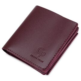 Купить - Кожаное женское портмоне GRANDE PELLE 11518 Бордовый, фото , характеристики, отзывы
