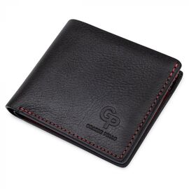 Придбати Шкіряне  стильне портмоне GRANDE PELLE 11551 Чорний, image , характеристики, відгуки