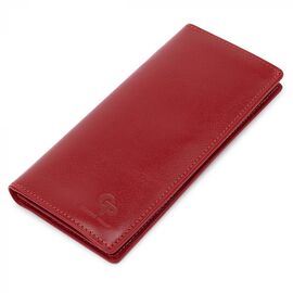 Купить Вертикальное женское портмоне GRANDE PELLE 11555 Красный, фото , характеристики, отзывы