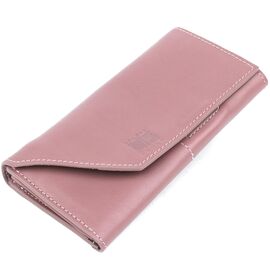 Купить - Превосходный кожаный женский кошелек Grande Pelle 11577 Розовый, фото , характеристики, отзывы