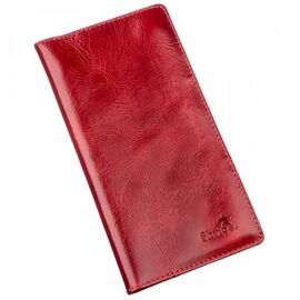 Купить Бумажник женский вертикальный из кожи алькор SHVIGEL 16194 Красный, Красный, фото , характеристики, отзывы