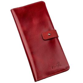 Купить Бумажник женский вертикальный из кожи алькор SHVIGEL 16203 Красный, Красный, фото , характеристики, отзывы