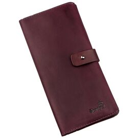 Купить - Бумажник женский из винтажной кожи SHVIGEL 16205 Бордовый, Бордовый, фото , характеристики, отзывы