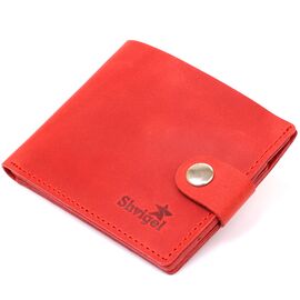 Купить - Женское винтажное кожаное портмоне Shvigel 16434 Красный, фото , характеристики, отзывы