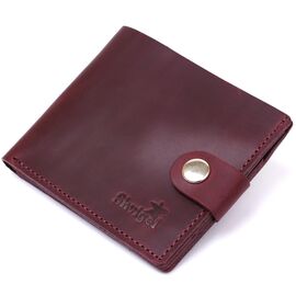 Купить - Кожаное винтажное портмоне Shvigel 16436 Бордовый, фото , характеристики, отзывы