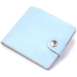 Придбати Шкіряне жіноче портмоне Shvigel 16449 Синій, image , характеристики, відгуки