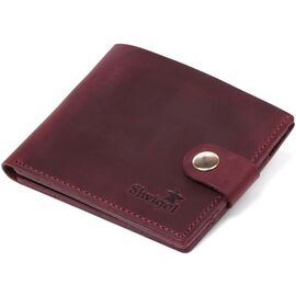 Купить - Женское винтажное портмоне Shvigel 16457 Бордовый, фото , характеристики, отзывы
