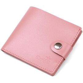 Купить Горизонтальное портмоне из натуральной кожи для женщин Shvigel 16467 Розовый, фото , характеристики, отзывы