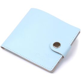 Купить Женское классическое кожаное портмоне Shvigel 16470 Голубой, фото , характеристики, отзывы