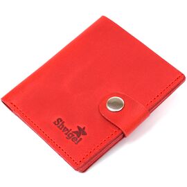 Купить - Женское матовое небольшое портмоне Shvigel 16476 Красный, фото , характеристики, отзывы