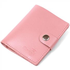 Придбати Компактне жіноче портмоне з натуральної шкіри Shvigel 16488 Рожевий, image , характеристики, відгуки