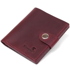 Купить - Модное женское винтажное портмоне Shvigel 16499 Бордовый, фото , характеристики, отзывы