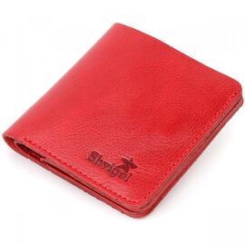 Придбати Жіноче невелике шкіряне портмоне Shvigel 16607 Червоний, image , характеристики, відгуки