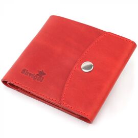 Придбати Жіноче вінтажне шкіряне портмоне Shvigel 16614 Червоний, image , характеристики, відгуки