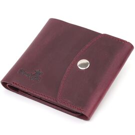 Купить - Кожаное матовое портмоне Shvigel 16616 Бордовый, фото , характеристики, отзывы