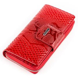 Купить Кошелек-клатч женский KARYA 17009 кожаный Красный, фото , характеристики, отзывы