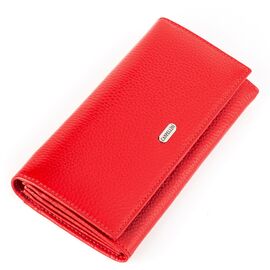 Купить - Кошелек женский CANPELLINI 17049 кожаный Красный, фото , характеристики, отзывы
