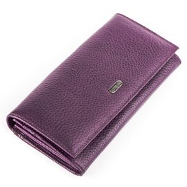 Купить - Кошелек женский CANPELLINI 17050 кожаный Фиолетовый, фото , характеристики, отзывы