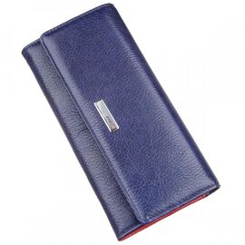 Купить Тонкий женский кошелек KARYA 17410 Синий, фото , характеристики, отзывы