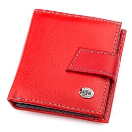 Кошелек женский ST Leather 18337 (SB430) компактный кожаный Красный, Красный, фото 