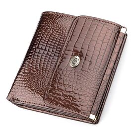 Купить Кошелек женский ST Leather 18354 (S1101A) лакированная кожа Коричневый, Коричневый, фото , характеристики, отзывы
